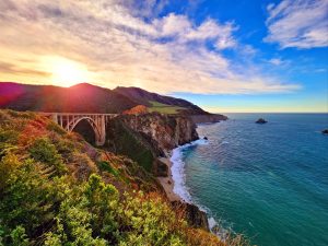 The Bixby Canyon Bridge in Big Sur, California